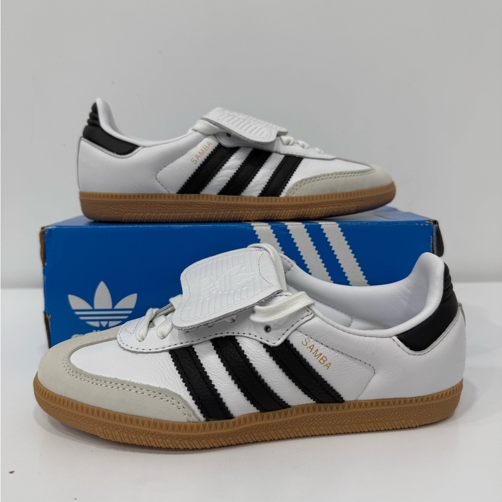 adidas Samba LT Cloud White Core Black Gum Shoe Sneaker IG4279 Woman Size 6